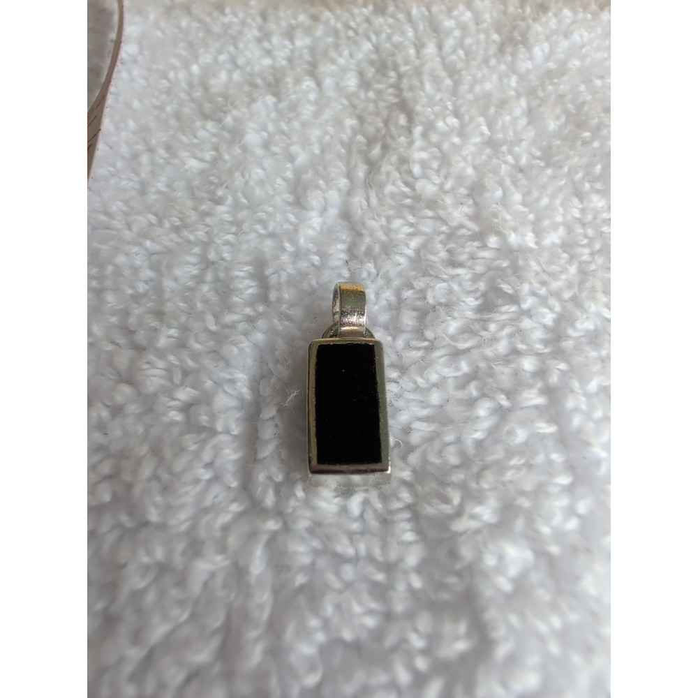 925 Sterling Silver Gorgeous Onyx‎ Pendant